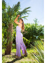 Style fashion Sexy Open-Leg Jumpsuit with Straps