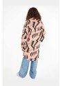 Detský kabát Calvin Klein Jeans ružová farba