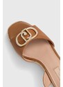 Kožené sandále Liu Jo KAREN 01 hnedá farba, SA4131P0102S1853