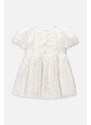 Šaty pre bábätká Coccodrillo béžová farba, mini, áčkový strih