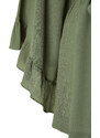Trendyol Khaki Belted Mini Woven Flounce Kimono & Kaftan