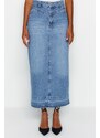 Trendyol Collection Modrá sukňa