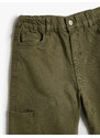 Koton Jogger Jeans with Pockets, Cotton, Elastic Waist - Jogger Jeans
