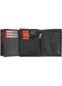 Klasická čierna peňaženka z prírodnej kože - Pierre Cardin