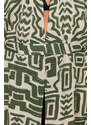 Trendyol Curve Multi Color Tasseled Kimono & Kaftan