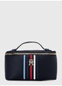 Kozmetická taška Tommy Hilfiger tmavomodrá farba,AW0AW16017