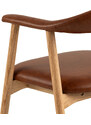 ACTONA Jedálenská stolička s podrúčkami Addi