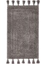 bonprix Kúpeľňová predložka so strapcami, farba šedá, rozm. predložka pred visiace WC 45/50 cm