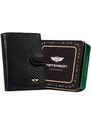 Peterson Pánska kožená karbónová peňaženka s prackou (GPPN421)