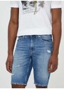 Rifľové krátke nohavice Calvin Klein Jeans pánske,J30J324878