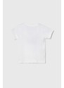Detské tričko Lacoste biela farba, s potlačou