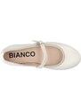 Kožené balerínky Bianco BIAMADISON béžová farba, 11251173