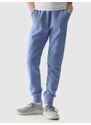 4F Dievčenské teplákové nohavice typu jogger - denim