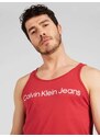 Calvin Klein Jeans Tričko krvavo červená / biela
