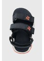 Detské sandále zippy tmavomodrá farba