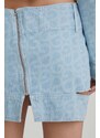 Rifľová sukňa Stine Goya mini,rovný strih,SG5671
