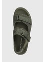 Sandále Calvin Klein Jeans SANDAL VELCRO NP IN MR pánske, zelená farba, YM0YM00940