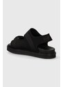 Sandále Calvin Klein Jeans SANDAL VELCRO NP IN MR pánske, čierna farba, YM0YM00940