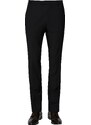 Pánske čierne oblekové nohavice CLUB OF GENTS slim fit