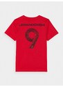 4F Detské tričko s potlačou 4F x Robert Lewandowski - červené