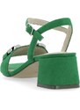 RIEKER Dámske sandále REMONTE D1L50-52 zelená S4