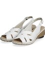 Dámske sandále RIEKER 66189-80 biela S4