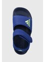 Detské sandále adidas ADILETTE SANDAL K tmavomodrá farba