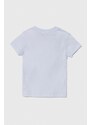 Detské bavlnené tričko Lacoste jednofarebný