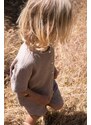 Detské bavlnené šortky Konges Sløjd béžová farba, jednofarebné