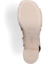 Dámske sandále RIEKER 64780-90 béžová S4