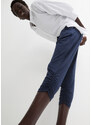 bonprix Džersejové nohavice s elastickým pásom, farba modrá