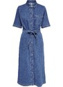 ONLY Košeľové šaty 'Lana' modrá denim