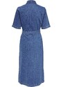 ONLY Košeľové šaty 'Lana' modrá denim