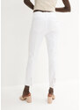 bonprix Komfortné strečové nohavice, farba biela
