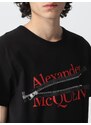 ALEXANDER MCQUEEN Zipper Black tričko