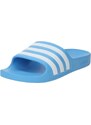 ADIDAS SPORTSWEAR Plážové / kúpacie topánky 'Adilette Aqua' azúrová / biela