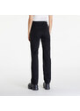 Kalhoty Calvin Klein Jeans Woven Label High Rise Straight Pant Black M