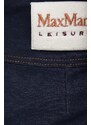 Sukňa Max Mara Leisure tmavomodrá farba,mini,áčkový strih,2416771018600