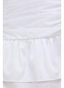 Sukňa Guess ZOE biela farba, mini, áčkový strih, W4GD86 WAF10