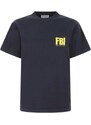 BALENCIAGA FBI Dark Blue tričko