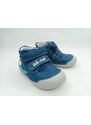 D.D.Step Chlapčenské kožené topánky Loďka bermuda blue