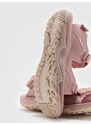 4F Dámske sandále - púdrovo ružové