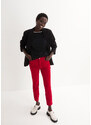 bonprix Komfortné strečové nohavice, farba červená