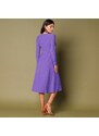 Blancheporte Krepónové šaty fialová 036