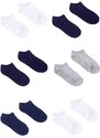 Yoclub Kids's Ankle Thin Socks Basic Colours 6-Pack P1
