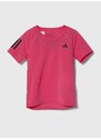 Detské tričko adidas Performance ružová farba