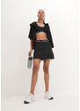 bonprix Športová sukňa s všitými elastickými šortkami, farba čierna, rozm. 40/42