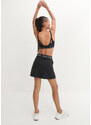 bonprix Športová sukňa s všitými elastickými šortkami, farba čierna, rozm. 40/42