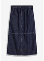 bonprix Džínsová sukňa, farba modrá, rozm. 48