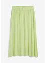 bonprix Džersejová sukňa s vreckami, midi dĺžka, farba zelená, rozm. 40/42